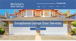Desktop Screenshot of mgrawsdoorservice.com